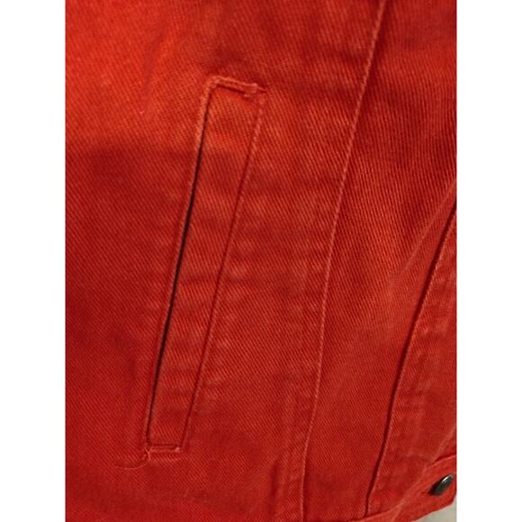 Jessica London Rust/Burnt Orange Denim Women's Jacket Size 18 - Picture 3 of 8